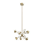 Kuzco Geode 25-in Brushed Gold Led Chandeliers