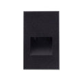 Kuzco Sonic 5-in Black Led Exterior Low Voltage Wall/step Lights