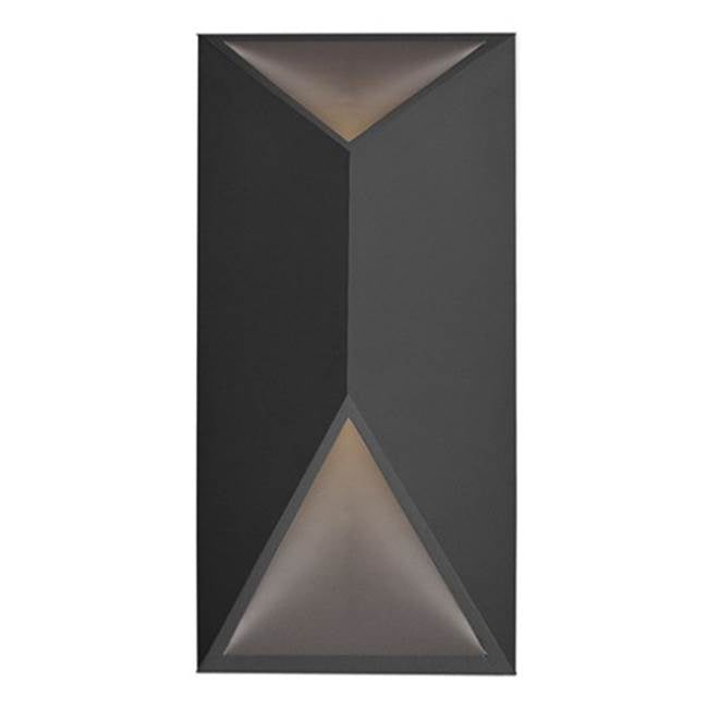 Kuzco Indio 12-in Black Led Exterior Wall Sconce