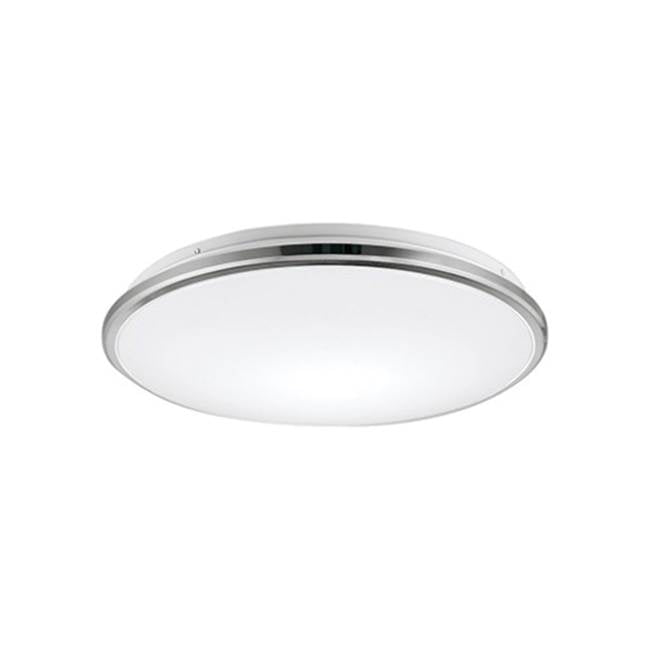 Kuzco FM43311-WH White Brook 11-in White Led Flush Mount Image 1