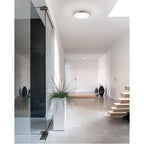 Kuzco Brook 11-in Black Led Flush Mount