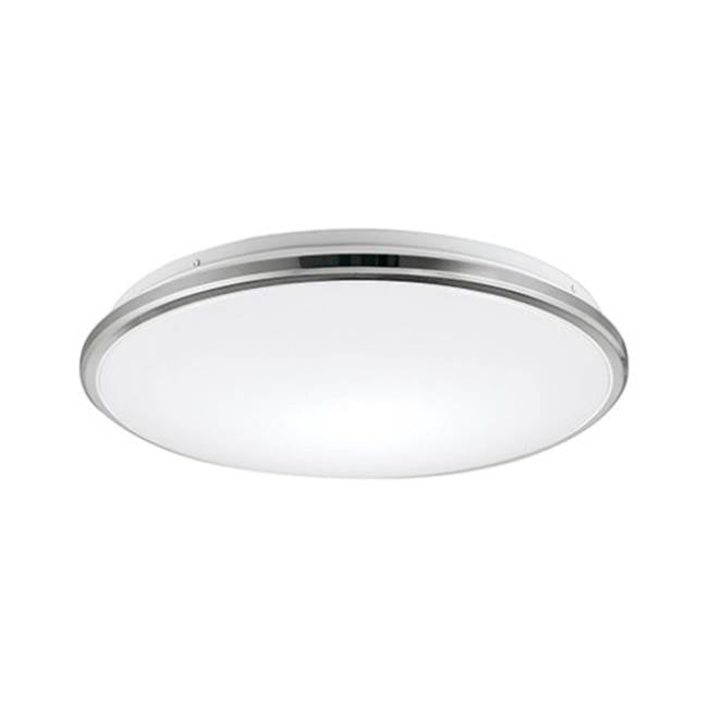 Kuzco FM43313-WH White Brook 13-in White Led Flush Mount Image 1