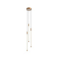 Kuzco Motif 21-in Brushed Gold Led Multi Pendant