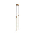 Kuzco Motif 27-in Brushed Gold Led Multi Pendant