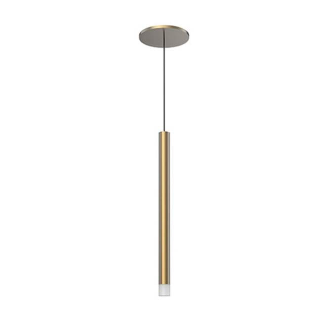 Kuzco Elixir 15-in Brushed Gold Led Pendant