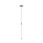 Kuzco Motif 21-in Brushed Gold Led Pendant