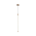 Kuzco Motif 27-in Brushed Gold Led Pendant