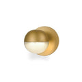 Kuzco Pluto 5-in Brushed Gold Led Wall Sconce