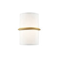 Kuzco Pondi 9-in Brushed Gold Led Wall Sconce