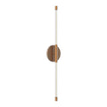 Kuzco Motif 26-in Brushed Gold Led Wall Sconce