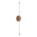 Kuzco Motif 26-in Brushed Gold Led Wall Sconce