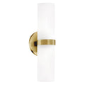 Kuzco Milano 15-in Brushed Gold Led Wall Sconce