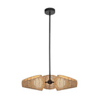 Kuzco CH20625-BK/OP Black,Opal Glass Lanai 3 Head Black/opal Glass Led Chandelier Image 1
