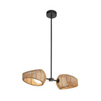Kuzco PD20602-BK/OP Black,Opal Glass Lanai 2 Head Black/opal Glass Led Pendant Image 1