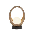 Kuzco TL20610-BK/OP Black,Opal Glass Lanai 10-in Black/opal Glass Led Table Lamp Image 3