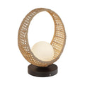 Kuzco TL20616-BK/OP Black,Opal Glass Lanai 16-in Black/opal Glass Led Table Lamp Image 1