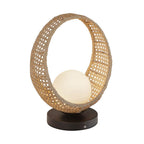 Kuzco TL20616-BK/OP Black,Opal Glass Lanai 16-in Black/opal Glass Led Table Lamp Image 1
