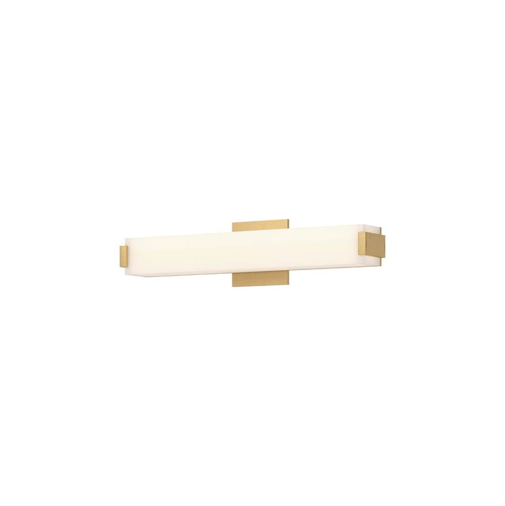 Kuzco Latitude 21-in Brushed Gold Led Vanity