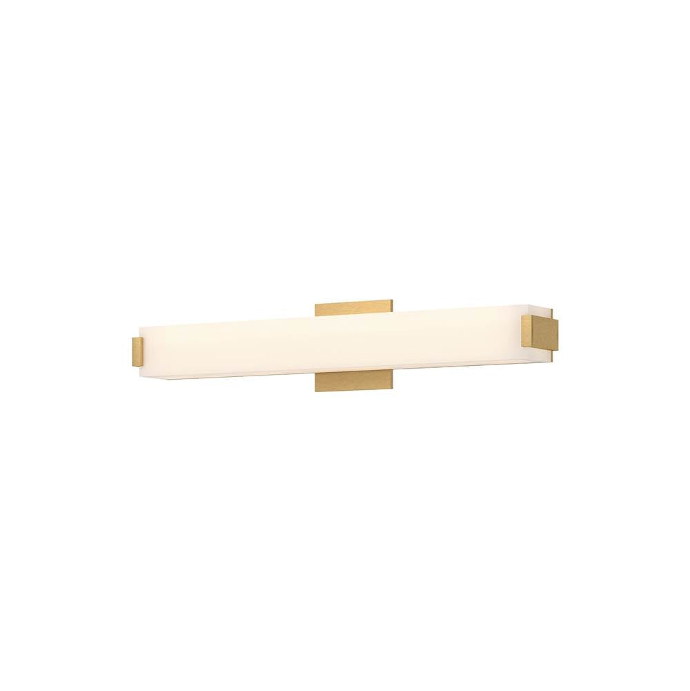 Kuzco Latitude 25-in Brushed Gold Led Vanity