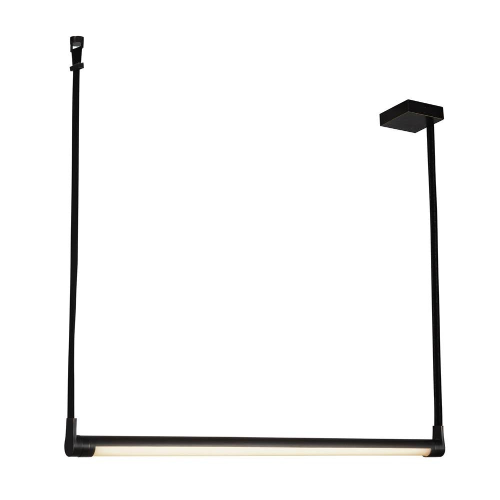 Kuzco Laurence 41-in Urban Bronze Led Linear Pendant