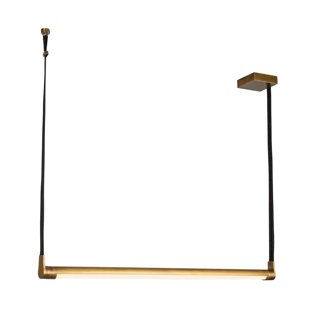 Kuzco Laurence 41-in Urban Bronze Led Linear Pendant