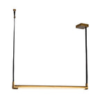 Kuzco Laurence 41-in Urban Bronze Led Linear Pendant