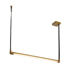 Kuzco LP46841-VB Vintage Brass Laurence 41-in Vintage Brass Led Linear Pendant Image 4