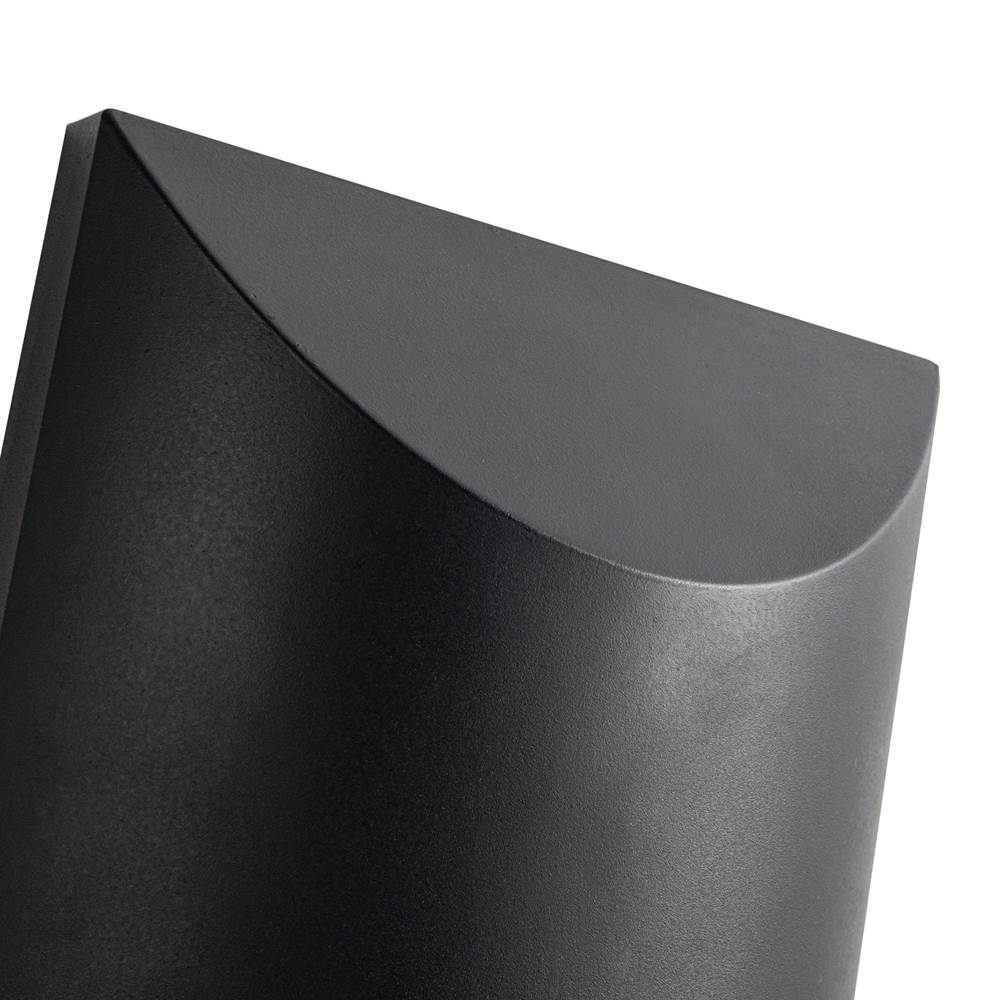 Kuzco EW46308-BK-UNV-3CCT Black Lenox 8-in Black Led Exterior Wall Sconce Image 2