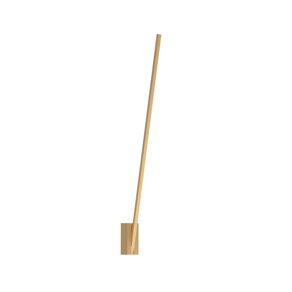 Kuzco Lever 48-in Brushed Gold Led Wall Sconce
