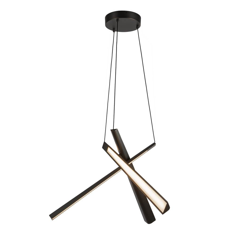 Kuzco Lex 27-in Urban Bronze Led Chandelier