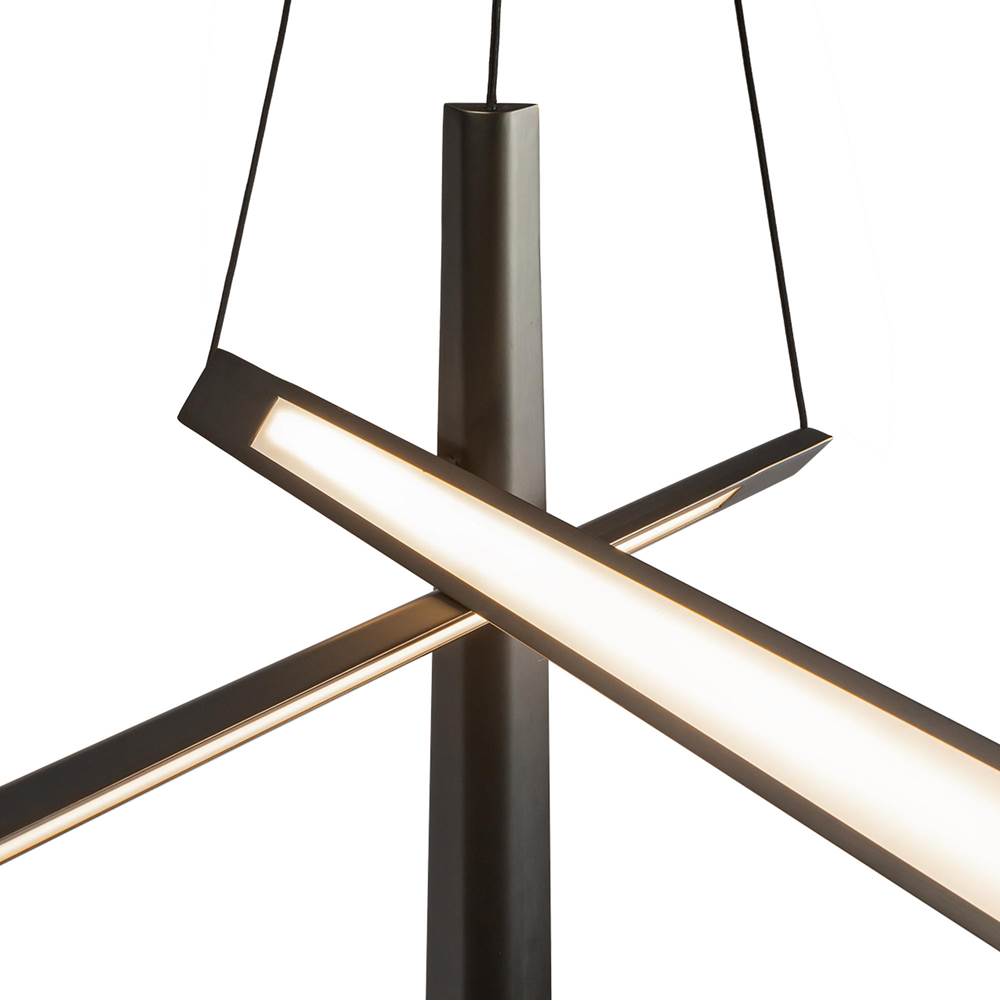 Kuzco CH68127-UB-UNV Urban Bronze Lex 27-in Urban Bronze Led Chandelier Image 3