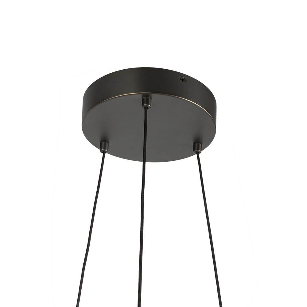 Kuzco CH68127-UB-UNV Urban Bronze Lex 27-in Urban Bronze Led Chandelier Image 2