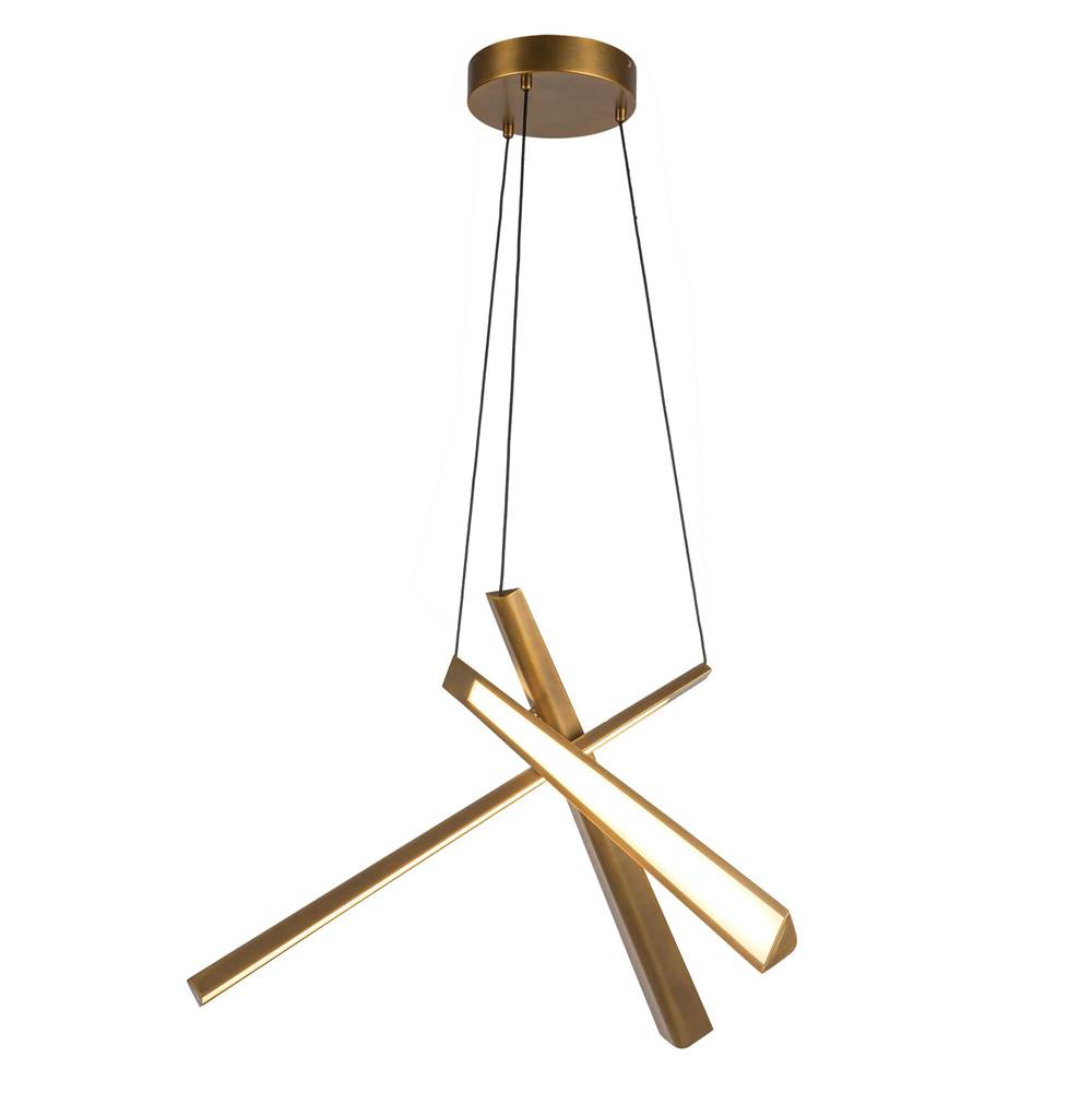 Kuzco Lex 27-in Urban Bronze Led Chandelier