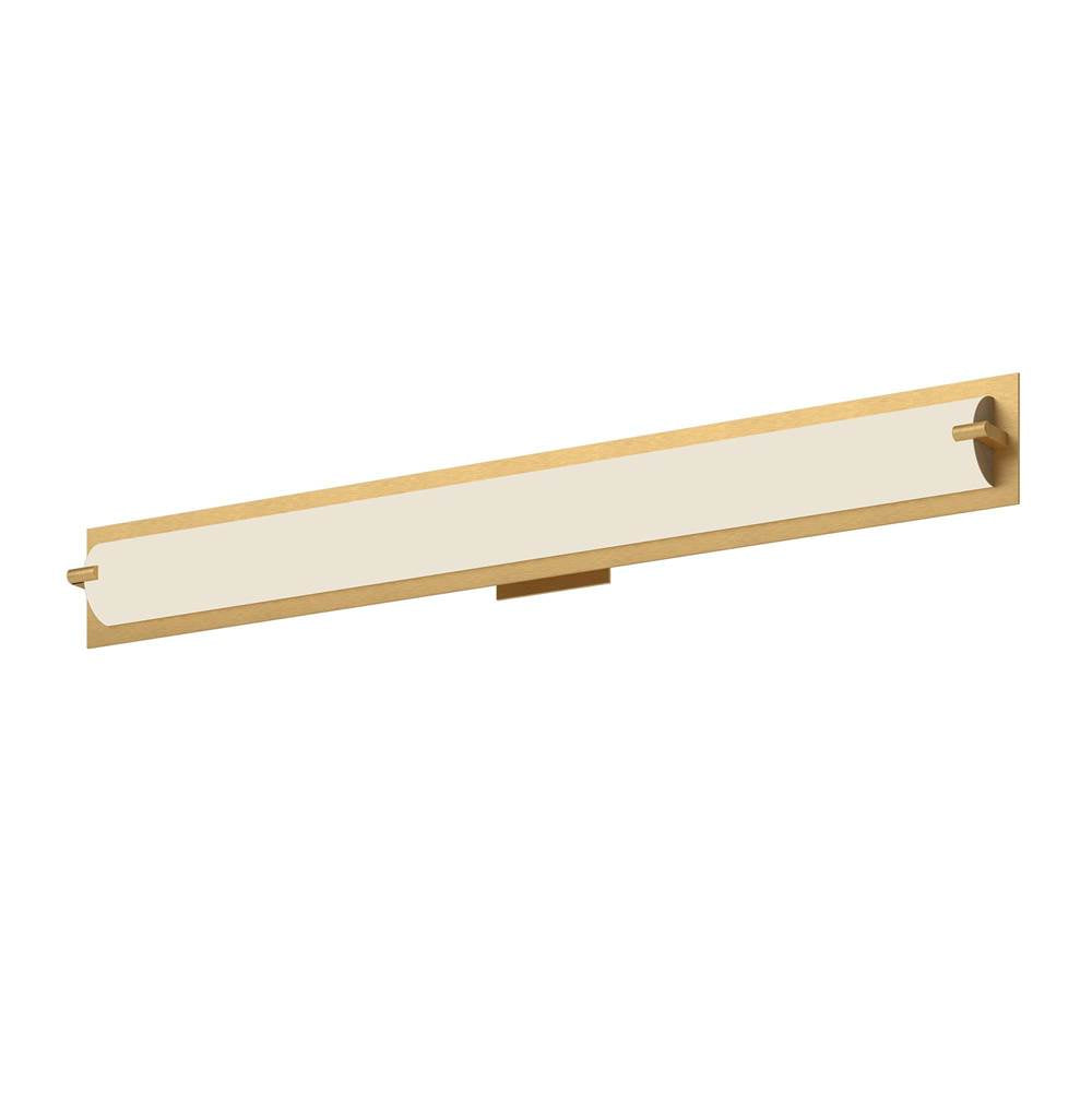 Kuzco Lighthouse 38-in Brushed Gold Led Vanity