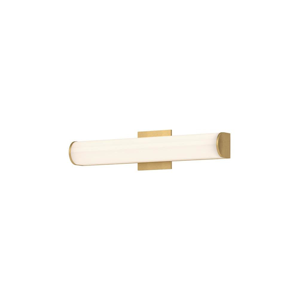 Kuzco Longitude 20-in Brushed Gold Led Vanity
