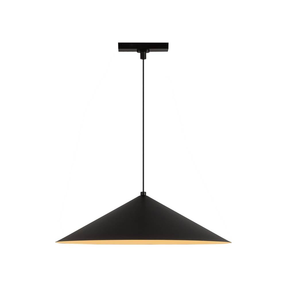 Kuzco Luiz 15-in Black Trilo Track Pendant