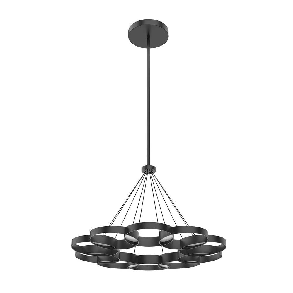 Kuzco CH90833-BK-UNV-010 Black Maestro 33-in Black Led Chandeliers Image 1