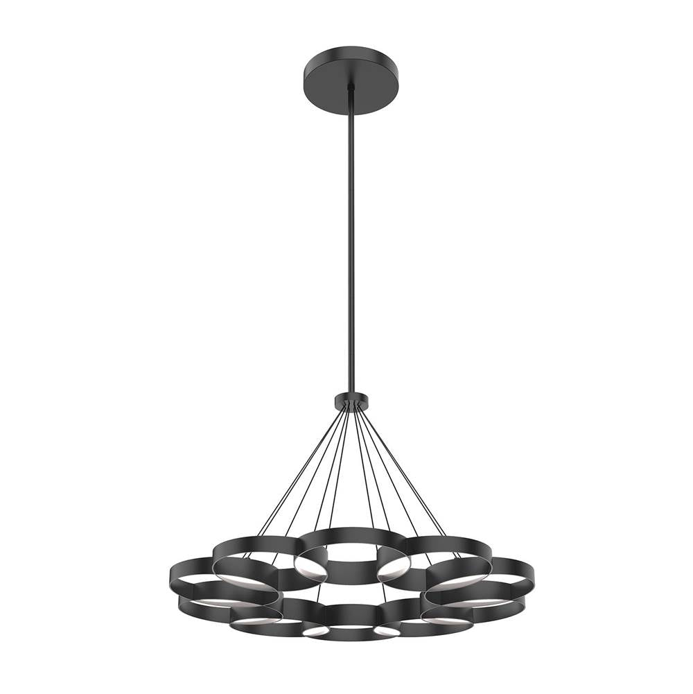 Kuzco Maestro 33-in Black Led Chandeliers