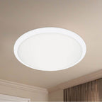 Kuzco Malta 15-in Brushed Gold Led Flush Mount