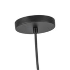 Kuzco PD34212-BK/OP Black,Opal Glass Marco 12-in Black/opal Glass Socket Pendant Image 3