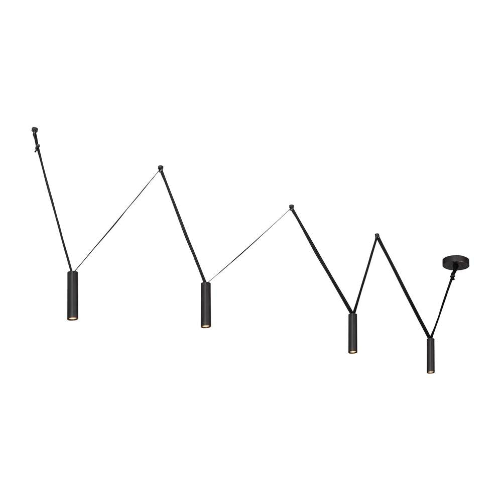 Kuzco LP90404-UB Urban Bronze Mason 4-in Urban Bronze Led Linear Pendant Image 1