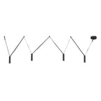 Kuzco Mason 4-in Urban Bronze Led Linear Pendant