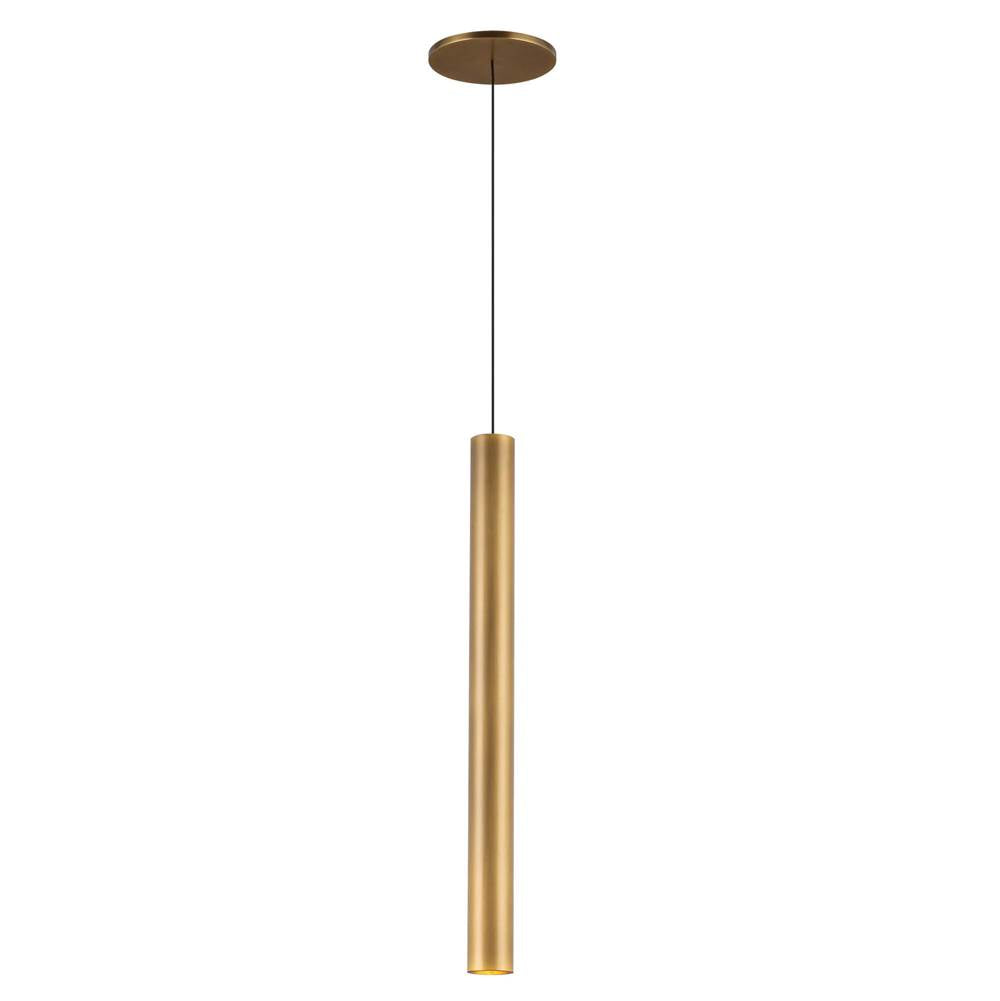 Kuzco Mason 20-in Urban Bronze Led Pendant