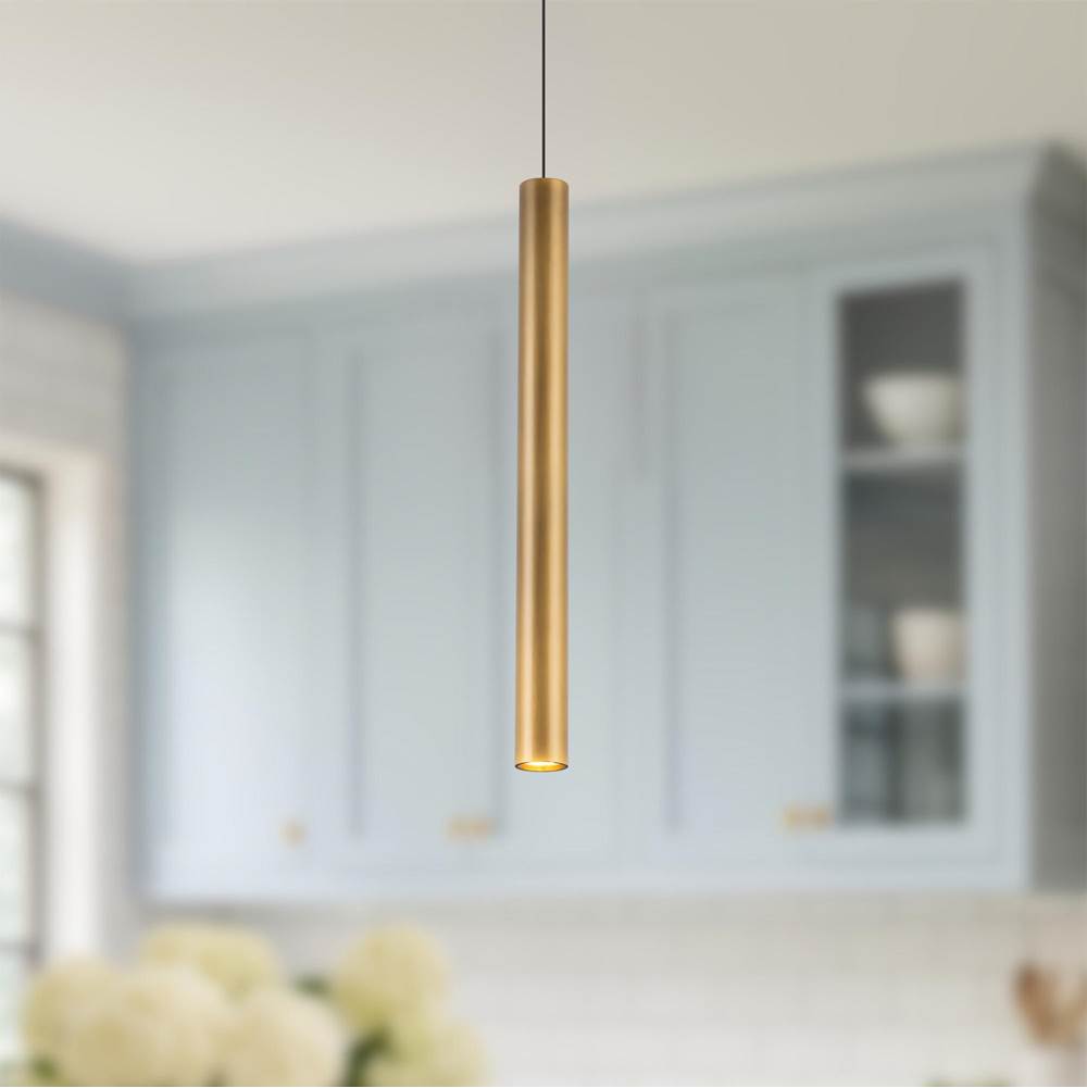 Kuzco PD90420-VB Vintage Brass Mason 20-in Vintage Brass Led Pendant Image 2