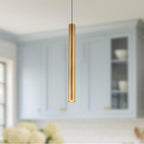 Kuzco PD90420-VB Vintage Brass Mason 20-in Vintage Brass Led Pendant Image 2