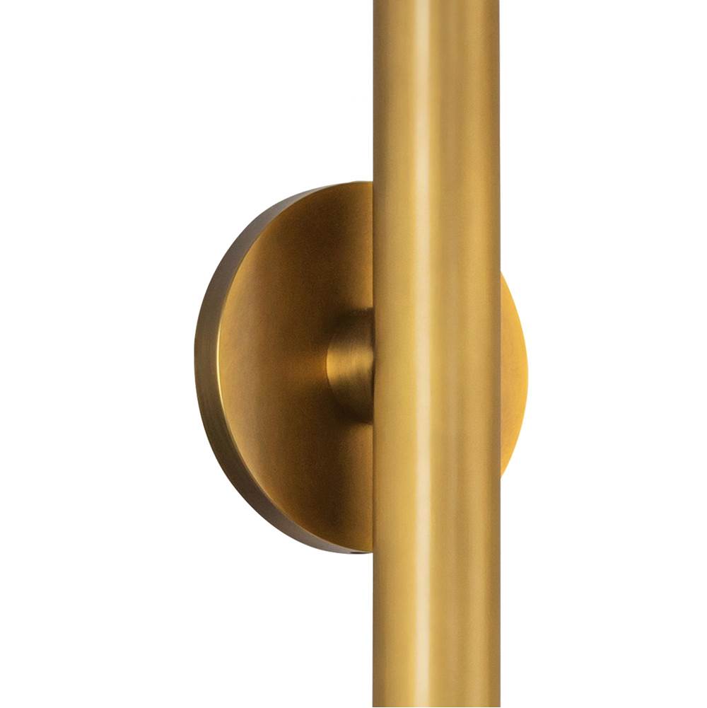Kuzco WS90416-VB Vintage Brass Mason 16-in Vintage Brass Led Wall Sconce Image 3