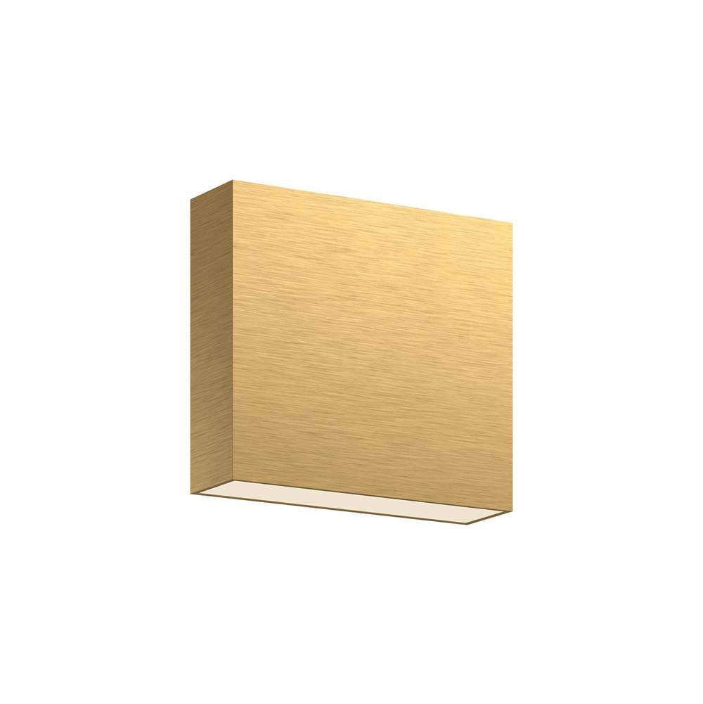 Kuzco Mica 6-in Brushed Gold Led Wall Sconce
