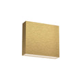Kuzco Mica 6-in Brushed Gold Led All Terior Wall