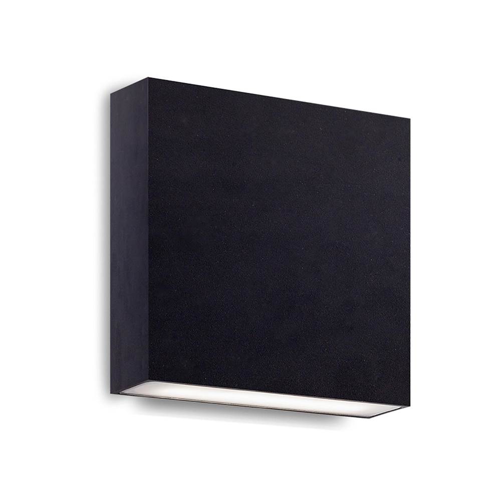 Kuzco Mica 6-in Black Led All Terior Wall