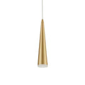 Kuzco Mina 12-in Brushed Gold Led Pendant